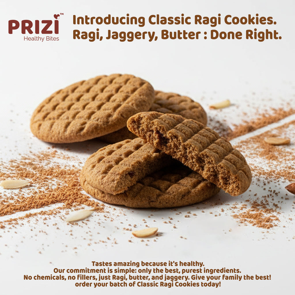 Plain Ragi Cookies (Biscuits)
