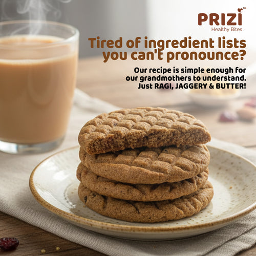 Plain Ragi Cookies (Biscuits)