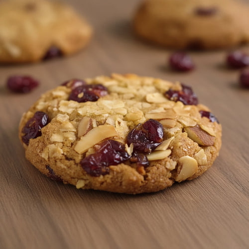 Oats Jaggery Cranberry Almond Cookies (Biscuits)