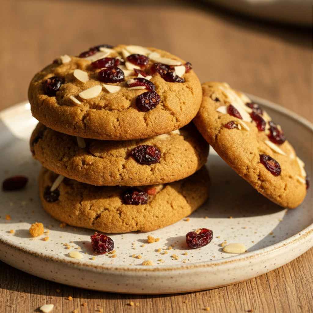 Gluten Free Cranberry Almond Cookies