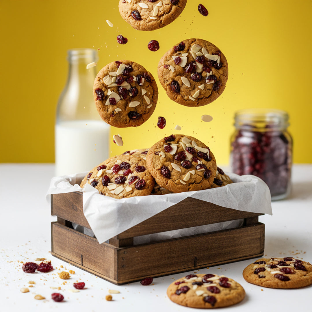 Gluten Free Cranberry Almond Cookies