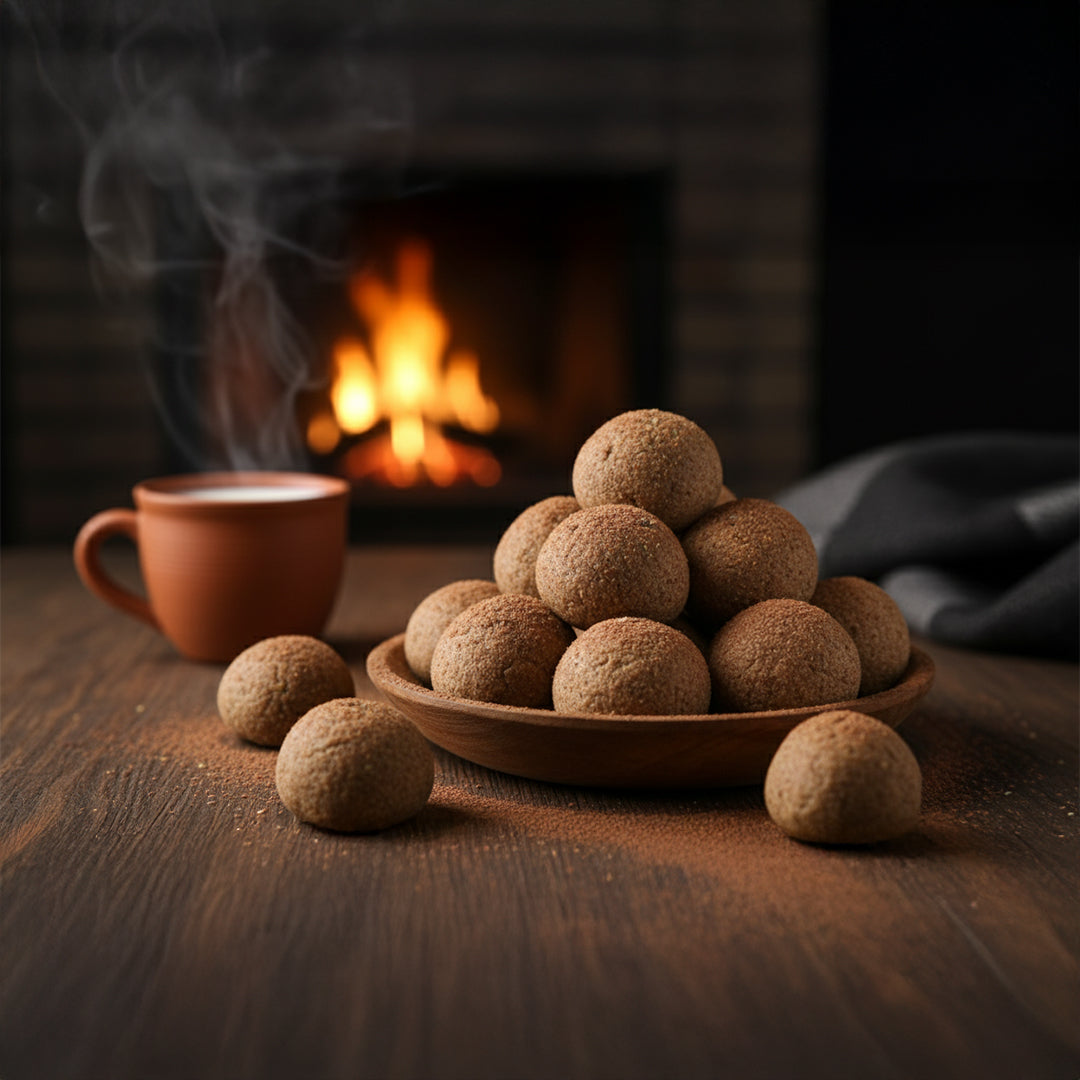 Ragi Choco Cookie Balls (Biscuits)