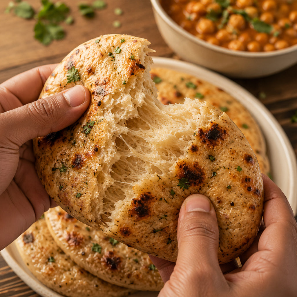 Whole Wheat Kulcha – (5 Inch - Pack of 3)