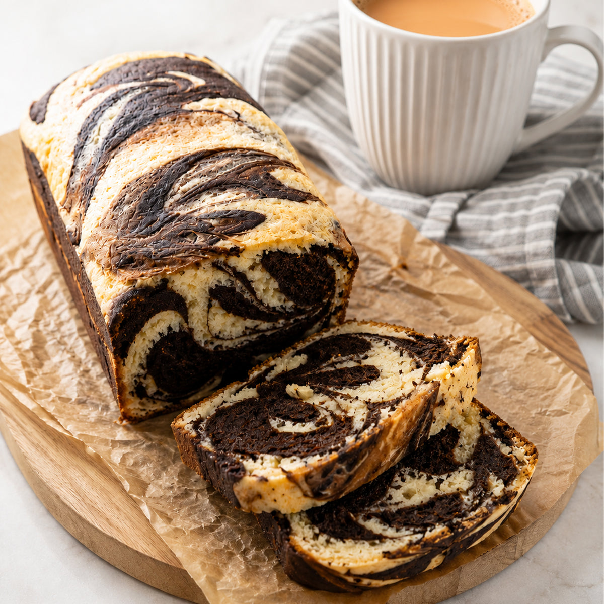 Marble Cake - Whole Wheat