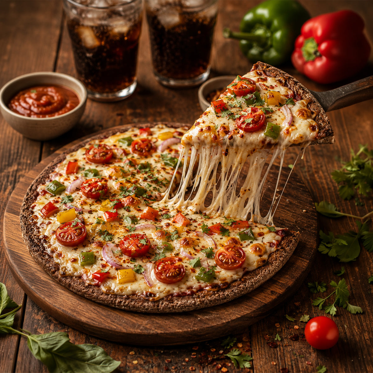 Ragi Wheat Pizza Base – 6 Inch (pack of 2)