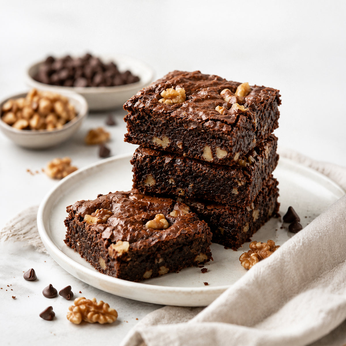 Walnut Whole Wheat Brownie