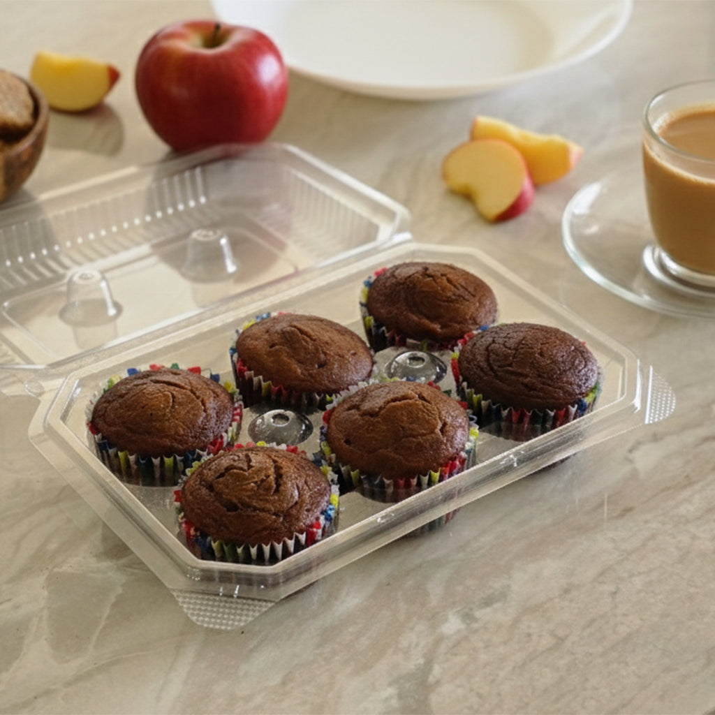 Whole Wheat Muffins (Pack of 6) | Cupcakes