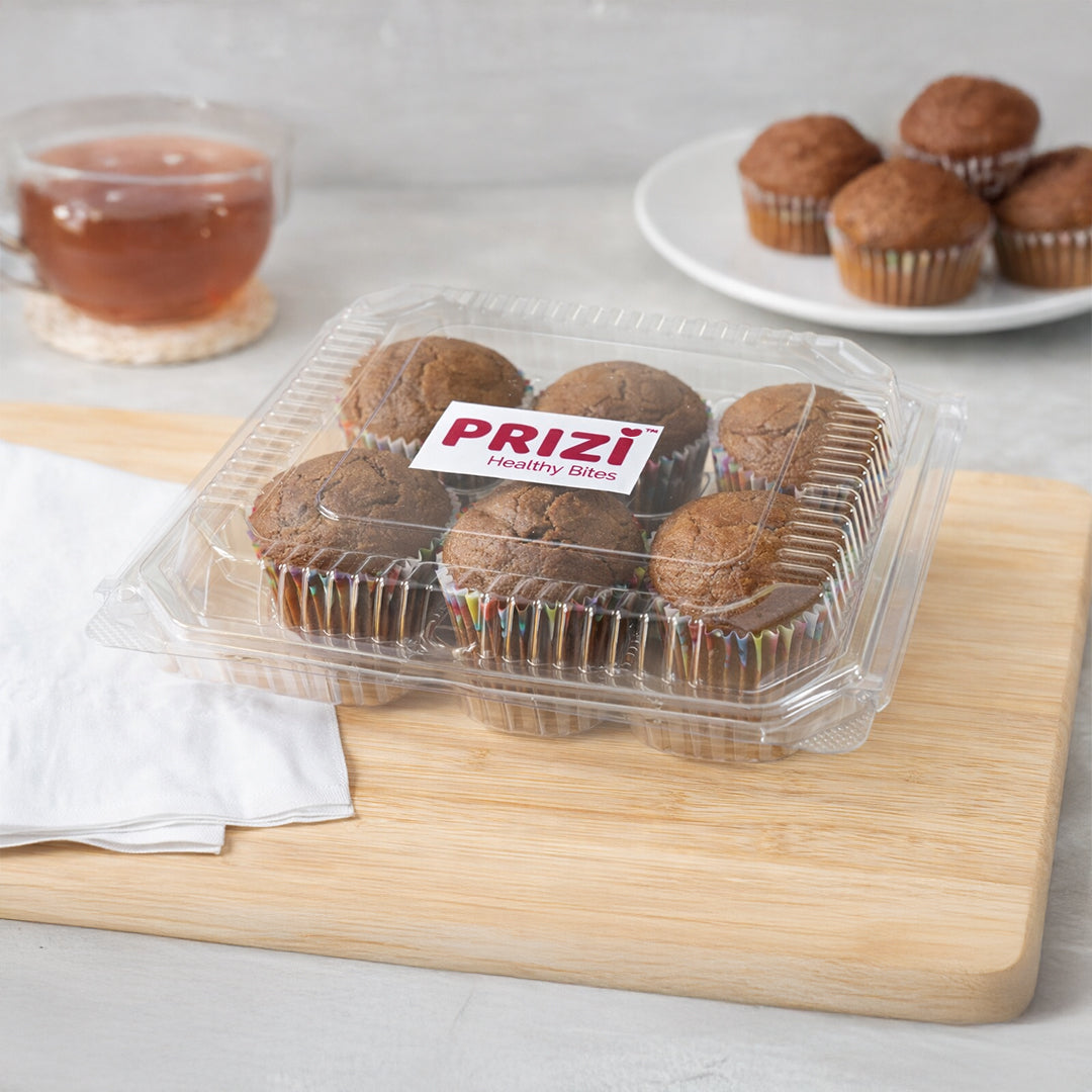 Whole Wheat Muffins (Pack of 6) | Cupcakes